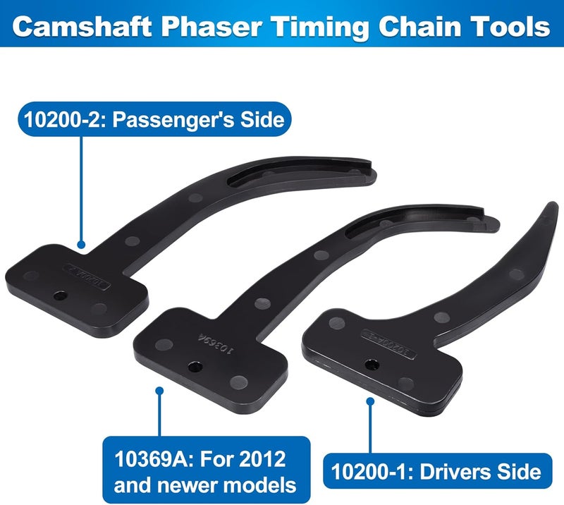 Toolwiz 3.6 Pentastar Timing Tool Kit for 2011 to 2019 Chrysler Dodge Jeep Grand Cherokee Wrangler 3.6L Engine Camshaft Phaser Timing Chain Tools 10200A+10202+10369A 6 PCS Camshaft Locking Set - Image 5